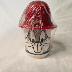 Rare Vintage 1976 Bugs Bunny Cup Marriott's Great America Warner Bros
